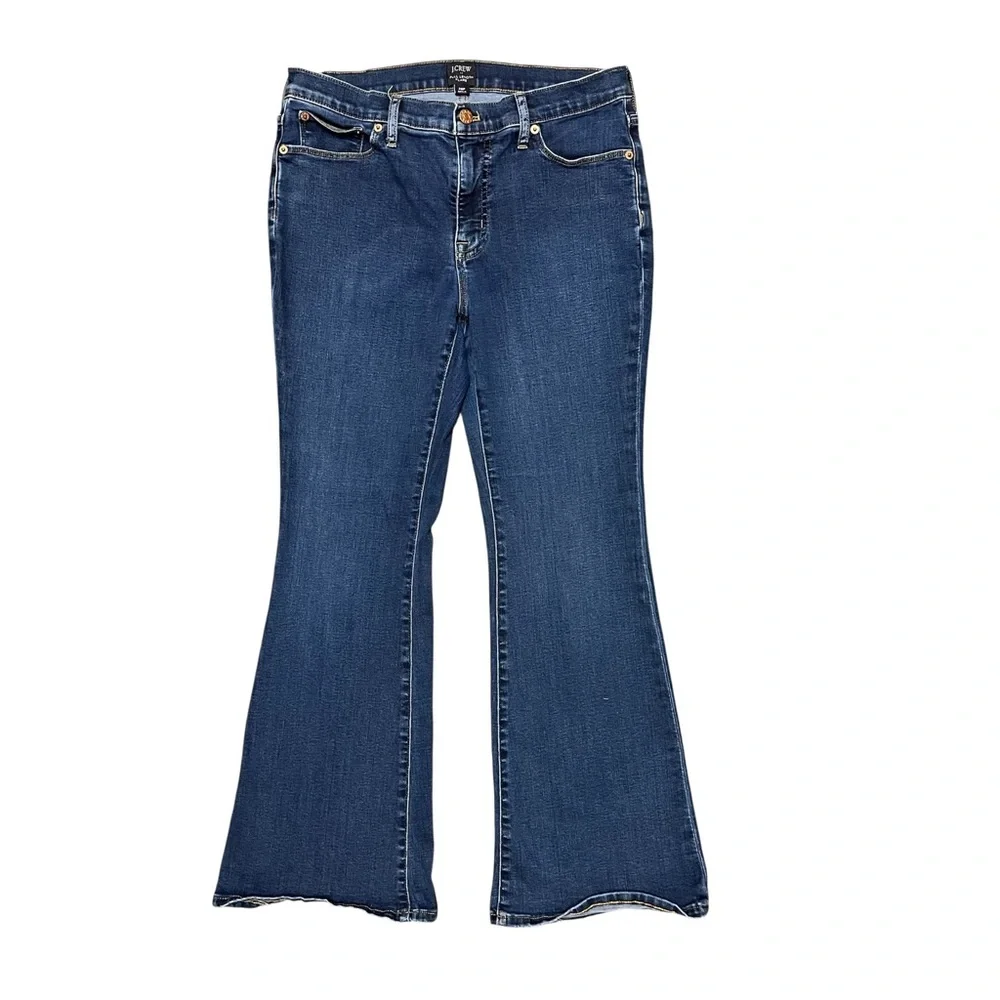 J.Crew vintage full length flare jeans medium wash